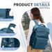 Ryanair 40x30x20 Cabin Men Air Compression Backpack Hand Luggage Laptop Backpack,42x29x15 Vacuum Clothing Storage Bag_desvips.com