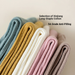 Cotton Maillard Solid Color Anti-odor And Sweat-absorbing Double Needle Boneless Socks For Men And Women Beige Stacked Socks_desvips.com