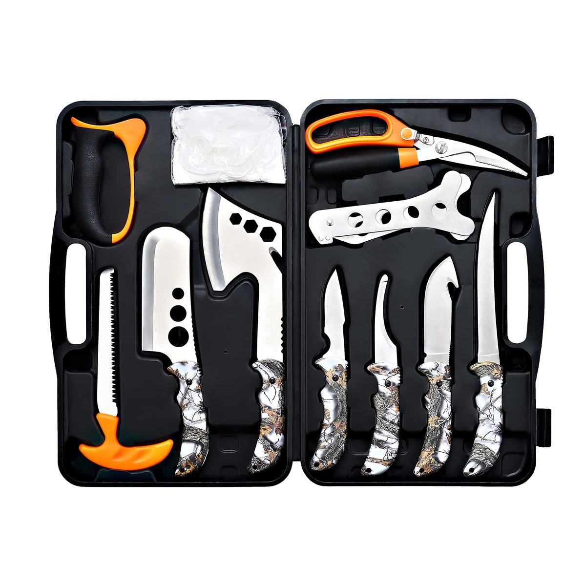 KNINE OUTDOORS Hunting Deer Knife Set Field Dressing Kit_desvips.com