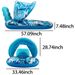 Water Lounge Chair Thickened Pvc Inflatable Floating Row With Sunshade Inflatable Lounge Chair Hammock Adult Water Recreation_desvips.com