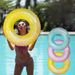 Glitter Inflatable Pool Float Thickened Clear PVC Swim Ring With Sparkling Sequins For Adults Swimming Circle For Beach Pool Parties_desvips.com