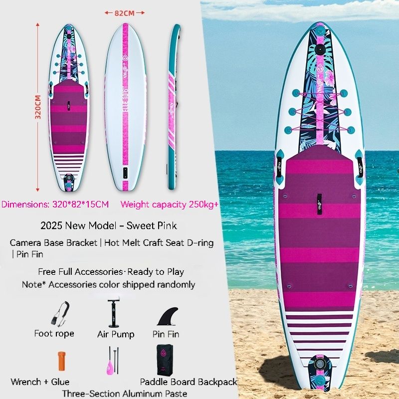 Inflatable Surfboard SUP Travel Portable NEZHA SURF 320*82cm Stand-Up Paddle Board_desvips.com