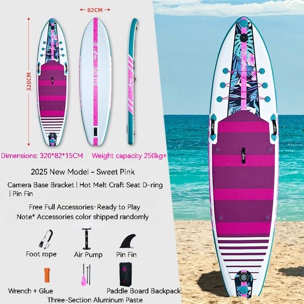 Inflatable Surfboard SUP Travel Portable NEZHA SURF 320*82cm Stand-Up Paddle Board_desvips.com