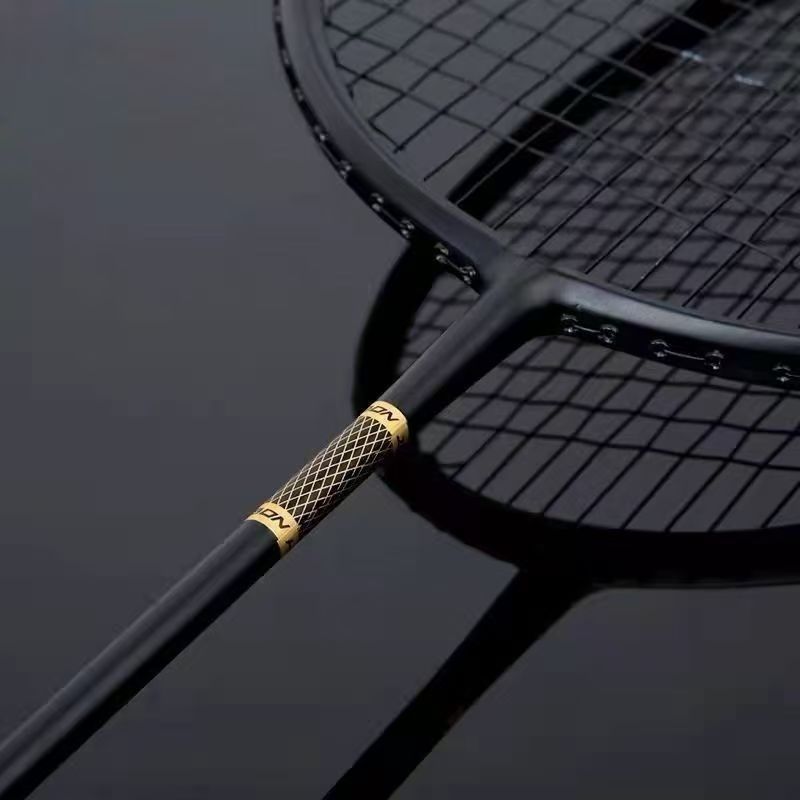 Balanced Ultra-light Carbon Composite One-piece Badminton For Students And Adults, Single Or Double Racket Set_desvips.com