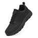 Men's Shoes Sports Shoes Black Leather Surface Waterproof And Lightweight Travel Running Shoes Large Size Soft Sole Casual Work Shoes Men_desvips.com
