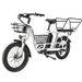 PHILODO Traveller Family & Cargo Electric Bike, Dual 48V 17.5Ah Batteries,Kid & Cargo Carrier Hoop_desvips.com