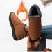 Women's Slip-On Winter Snow Boots - Waterproof, Lightweight & Warm, Indoor/Outdoor Cozy Fleece Lined Boots For Women & Couples_desvips.com