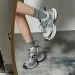 Thick Soled Dad 2023 New Autumn Women's Shoes Show Small Foot Height, Running, Leisure Sports_desvips.com
