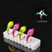 1pc/4pcs Ice Midge Fly Fishing Nymph With Storage Box, Hard Bait Cool Hand Made Fly Accessories Fishing Tackle_desvips.com