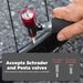 ROCKBROS Portable Mini CO2 Pump Aluminum Alloy Bicycle Pump With Pressure Gauge_desvips.com