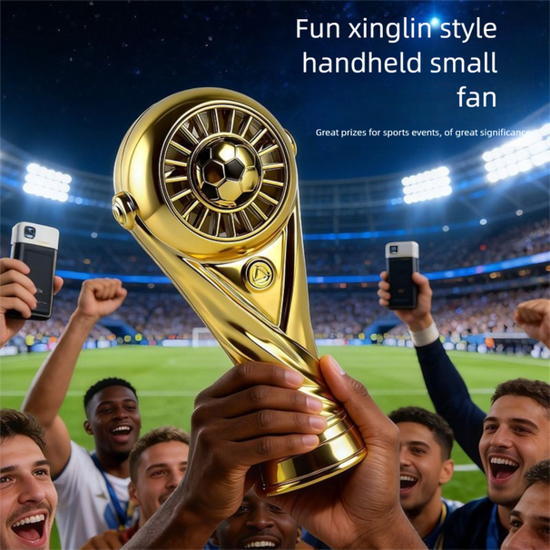Children's Small Fan, World Hercules Cup Themed, Handheld, Rechargeable, Long-lasting Battery, Genuine Gift For Students_desvips.com