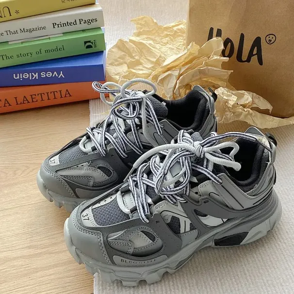 Free Shipping For Man Fashion New Men's Chunky Sneakers Male Female Dad Trendy Girls Boys Casual Sports Running Shoes_desvips.com