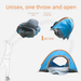 Premium Tent Outdoor Single Double Four-Person Portable Automatic Quick Open Camping Sun Protection_desvips.com