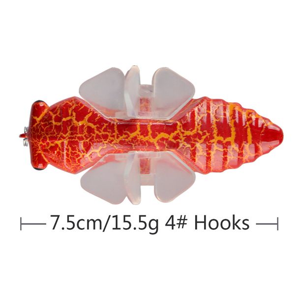1pcs Surface-Type Bait Bait-Style Plastic Hard Lure Tractor-Style Spinning Pencil With Treble Hook Practical Fishing Accessories_desvips.com
