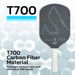 Carbon Fiber T700 Pickleball Racket, 16mm Pickleball Racket With Roughness And High Friction, USA Pickleball Approved_desvips.com