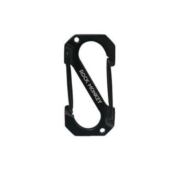 ROCK MONKEY Outdoor Camping D-Shaped Zinc Alloy Keychain Backpack Water Bottle Multi-Functional Hiking Hook_desvips.com