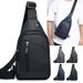 001 2025 New Sports Chest Fashion Oxford Cloth Waterproof Men's Single Shoulder Casual Crossbody Bag Backpack_desvips.com