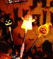 Halloween Decoration Pumpkin Lantern Glowing Hand-cranking Stick Night Light Toy_desvips.com