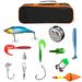 Combination Portable Long Casting Mini Full Sea Rod Fishing Gear Set_desvips.com