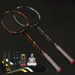 Badminton Racket Set Of Two Carbon Fiber Material For Adults And Children_desvips.com