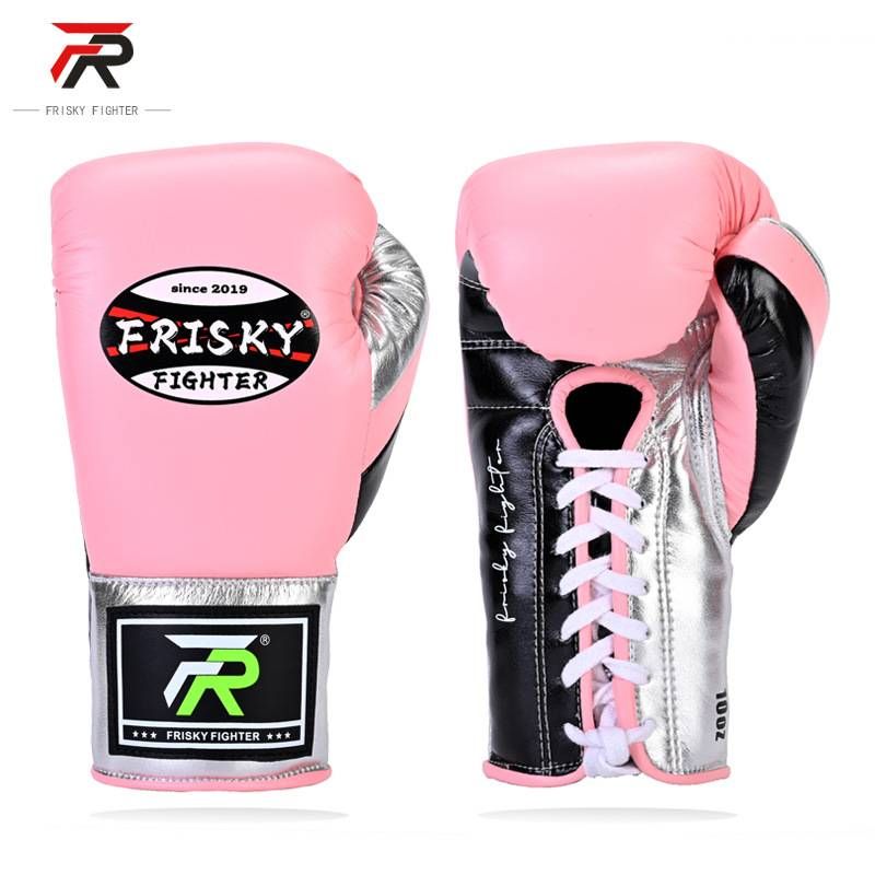 Professional Laced Boxing Gloves Ultra-Leather For Sandbag Training Adult Martial Arts Muay Thai Fight Sports Equipment_desvips.com