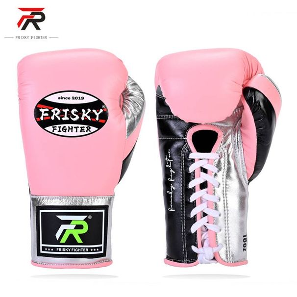 Professional Laced Boxing Gloves Ultra-Leather For Sandbag Training Adult Martial Arts Muay Thai Fight Sports Equipment_desvips.com