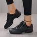 610Women's Leather Sports Shoes Lightweight Cheerleading Aerobics Sneakers Youth Teen Girls Non-slip Fitness Gym_desvips.com