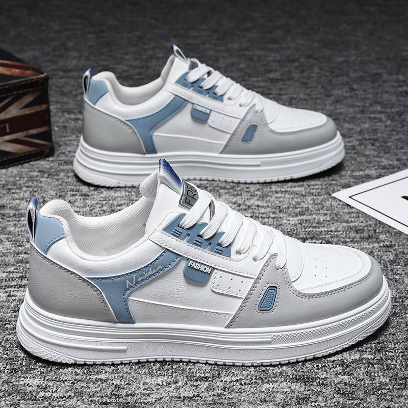 Zhuba Autumn Waterproof Non-Slip Casual Versatile White Student Sneakers Men's Lightweight Trendy Sports Shoes_desvips.com