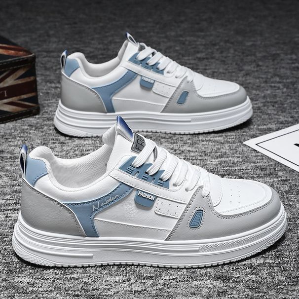 Zhuba Autumn Waterproof Non-Slip Casual Versatile White Student Sneakers Men's Lightweight Trendy Sports Shoes_desvips.com