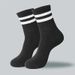 Men Women Striped Fashion Color Soft Comfortable Sweat Absorbing Breathable Love Sports Style Casual Socks 6/10/20_desvips.com