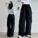 Women's Casual Cargo Pants For Spring And Summer, Thin, Loose, Sporty, Quick-drying, Trendy, Slim-fit, Versatile, Cuffed_desvips.com