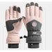 Winter skiing gloves for men women, outdoor cycling, waterproof touch screen with thick velvet, warm gloves, anti slip_desvips.com