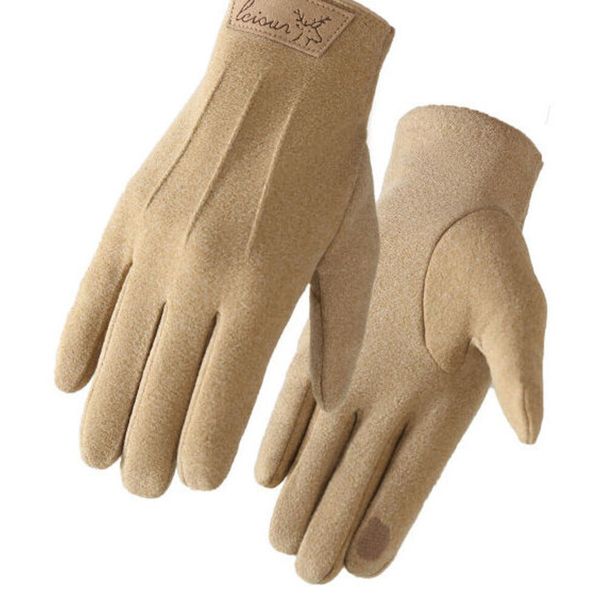 Arctic Men's Warm Cycling Outdoor Coldproof Windproof New 2025 Autumn Winter German Velvet Touchscreen Gloves_desvips.com