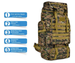Multifunctional Waterproof Backpack Hiking Outdoor Bag Camping Hiking Bag Large Capacity Travel Backpack Camouflage Bag 80L_desvips.com