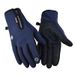 Cycling Gloves Fur Zipper Gloves Plus Velvet Thick Waterproof Windproof Men And Women Warm Gloves Autumn And Winter Cycling Skiing Driving_desvips.com