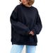 Cross-border Round-neck Loose Sweatshirt For Women, European American Style, 2025 Autumn And Winter Street Fashion,_desvips.com