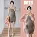 Maternity 2024 New Suspender Sun Protection Clothing Two-piece Set Hot Mom Dress Spring And Summer Thin Suit_desvips.com