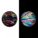 Reflective & Glow In The Dark Size 7 Basketball - Durable PU Street Basketball With Anti-Slip Grip_desvips.com
