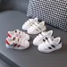 Children's Kids Fashion Design White Non-slip Casual Shoes For Boys Girls Hook Breathable Sneakers Toddler Outdoor Shoe_desvips.com