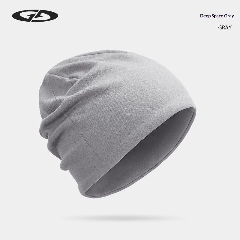 001 Autumn Winter Cold Women Warm Windproof Ear Protection Riding Wrap Large Head Circumference Knitted Hat Men High-end_desvips.com