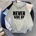 New Autumn Winter Hooded Sweatshirt Women Letter Print Top Fashion Versatile Casual Plus Size Loose Fit_desvips.com