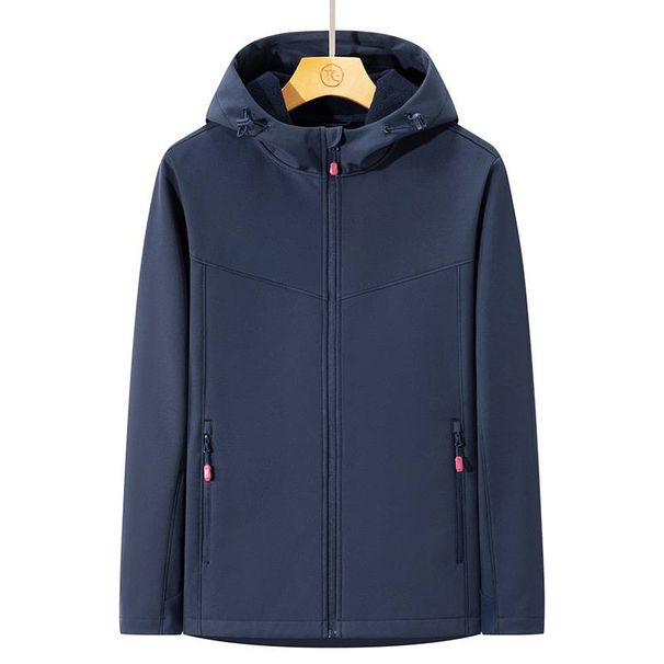 Men's & Women's Waterproof Softshell Jacket With Fleece Lining - Windproof Thermal Outdoor Work Coat For Hiking, Camping, Skiing_desvips.com