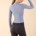 High Elastic Waist Yoga Top Outerwear Cardigan Long Sleeve Fitness Wear Casual Slimming Running Sports Jacket For Women_desvips.com