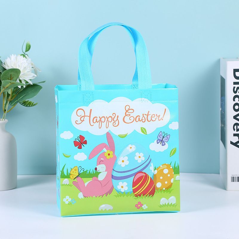 New Children's Gift Holiday Non-woven Tote Bag, Portable Handbag Office Workers, Suitable For Outings, Easter_desvips.com