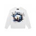 Brand Eagle Print Unisex Crew Neck Sweatshirt, Trendy Loose Fit, Long Sleeves_desvips.com