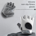 Fitness Half-finger Gloves Men Women, Cycling Shock-absorbing Gloves, Thin, Breathable, Non-slip, Suitable For Yoga,_desvips.com