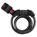 Bicycle Anti-theft Combination Lock Five-digit Bicycle Lock Portable Bold And Longed Steel Cable With Bracket Car Lock_desvips.com