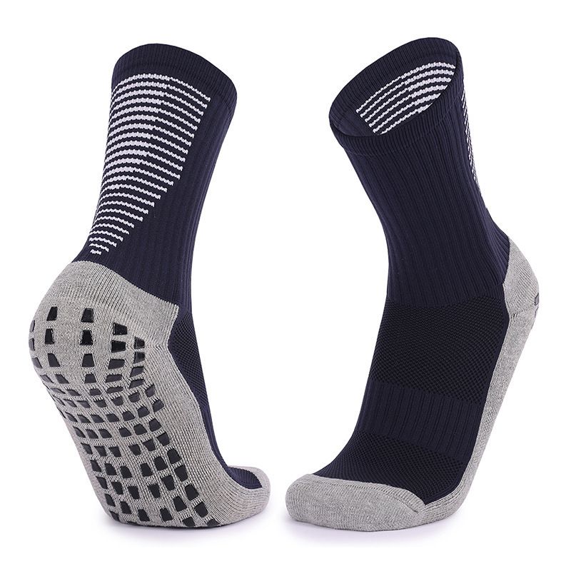 Soccer Socks Professional Sports Socks With Glue Non Slip Sweat Absorbent And Thickened Mid Tube Socks For Women Towel Socks Basketball Socks_desvips.com