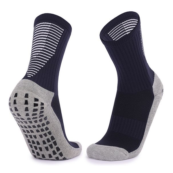 Soccer Socks Professional Sports Socks With Glue Non Slip Sweat Absorbent And Thickened Mid Tube Socks For Women Towel Socks Basketball Socks_desvips.com