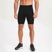 Men's Quick Drying Fitness Pants Summer Sports Yoga Tight Pants Five Point Design For Running Basketball Training_desvips.com